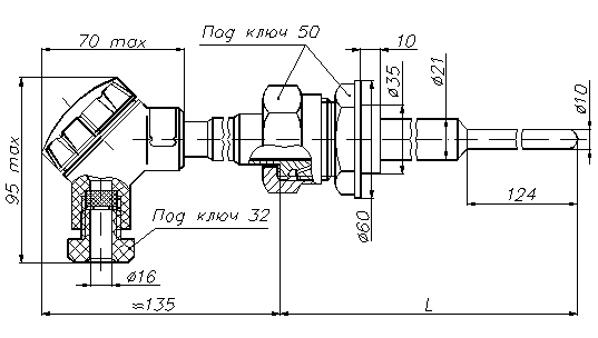 Габаритные размеры ТСП-1588