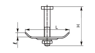 Схема габаритов накладок НТ