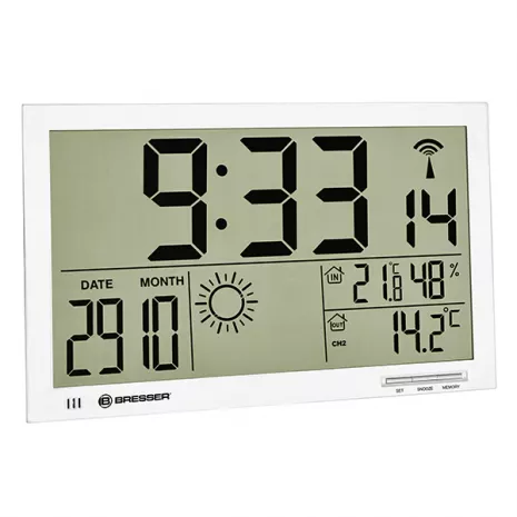 Метеостанция Bresser MyTime Jumbo LCD White фото 1