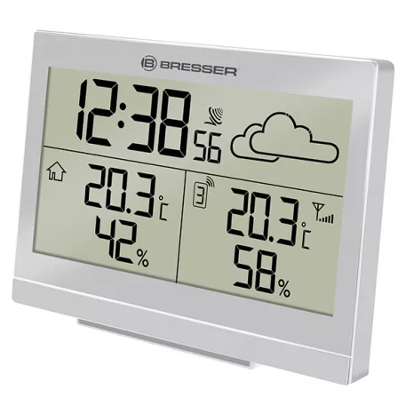 Метеостанция Bresser TemeoTrend LG silver фото 1