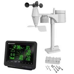 Метеостанция Bresser Weather Center 5-in-1 256 colour Black фото
